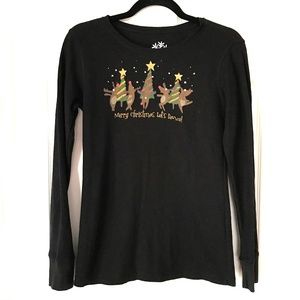 Christmas Thermal Top Medium